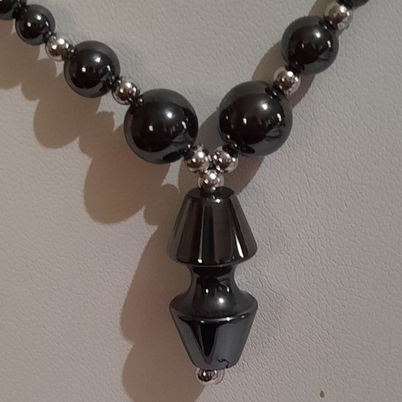 Hematite Necklace set of two - Picture 8 of 8